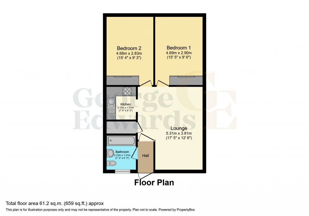 Floorplans For Harbour Court, Saundersfoot, SA69 9EN