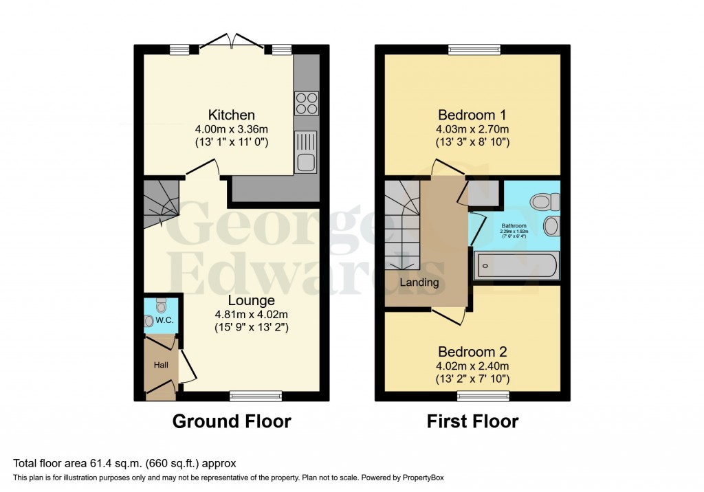 Floorplans For Clover Lane Ashby-De-La-Zouch LE65 2