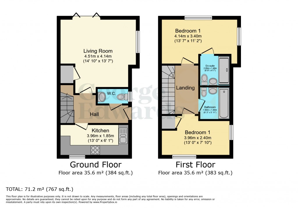 Floorplans For Lutterworth Road Walcote LE17 4JU